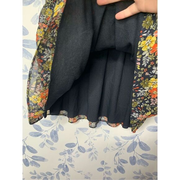 Loft Floral Print Above The Knee Skirt Size S - Picture 5 of 6